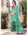 Multi Colour Print Work Printed Saree