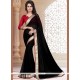 Faux Georgette Patch Border Work Casual Saree