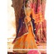 Banglori Silk Orange Lehenga Choli