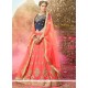 Orange Zari Work Lehenga Choli