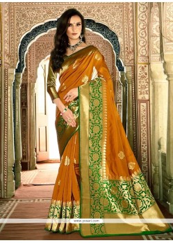 Handloom Silk Weaving Work Traditional Designer Saree