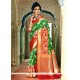 Green Weaving Work Handloom Silk Traditional Designer Saree