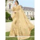 Beige Designer Saree