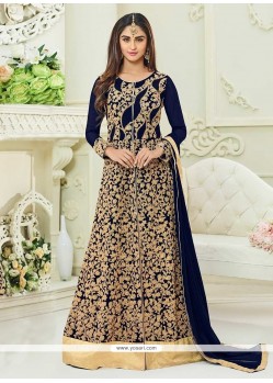 Krystle Dsouza Lace Work Floor Length Anarkali Suit