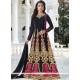 Black Floor Length Anarkali Suit