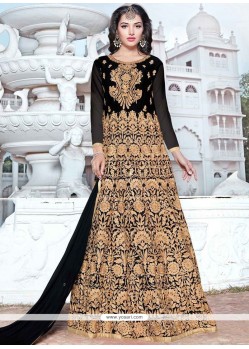 Embroidered Work Floor Length Anarkali Suit