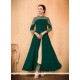 Resham Work Green Pant Style Suit