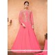 Pink Floor Length Anarkali Suit