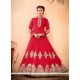 Bhagalpuri Silk Floor Length Anarkali Suit