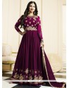 Ayesha Takia Purple Floor Length Anarkali Suit