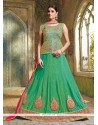 Lace Work Art Silk Lehenga Choli