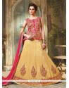 Lace Work Art Silk Lehenga Choli