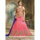 Rose Pink Art Silk Lehenga Choli