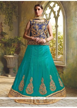 Art Silk Embroidered Work Lehenga Choli