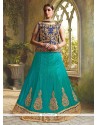 Art Silk Embroidered Work Lehenga Choli