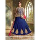 Embroidered Work Blue Lehenga Choli