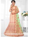 Lace Work Art Silk Lehenga Choli