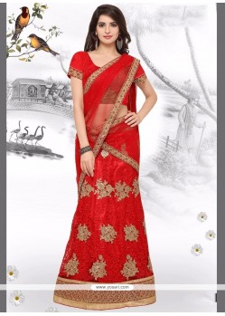 Net Brasso Lace Work Lehenga Choli