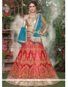 Rose Pink Net Lehenga Choli