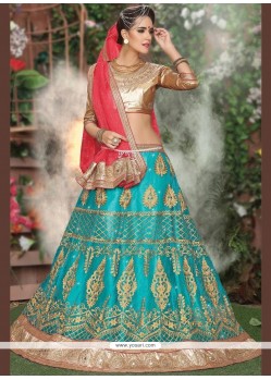 Patch Border Work Net Lehenga Choli