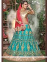 Patch Border Work Net Lehenga Choli