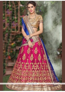 Resham Work Net Lehenga Choli