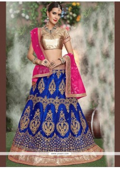 Patch Border Work Net Lehenga Choli