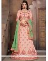 Pink Embroidered Work Lehenga Choli