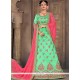 Sea Green Resham Work Lehenga Choli