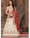 Resham Work Art Silk Lehenga Choli