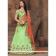 Art Silk Embroidered Work Lehenga Choli