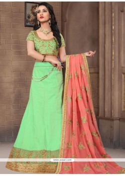 Green Lehenga Choli