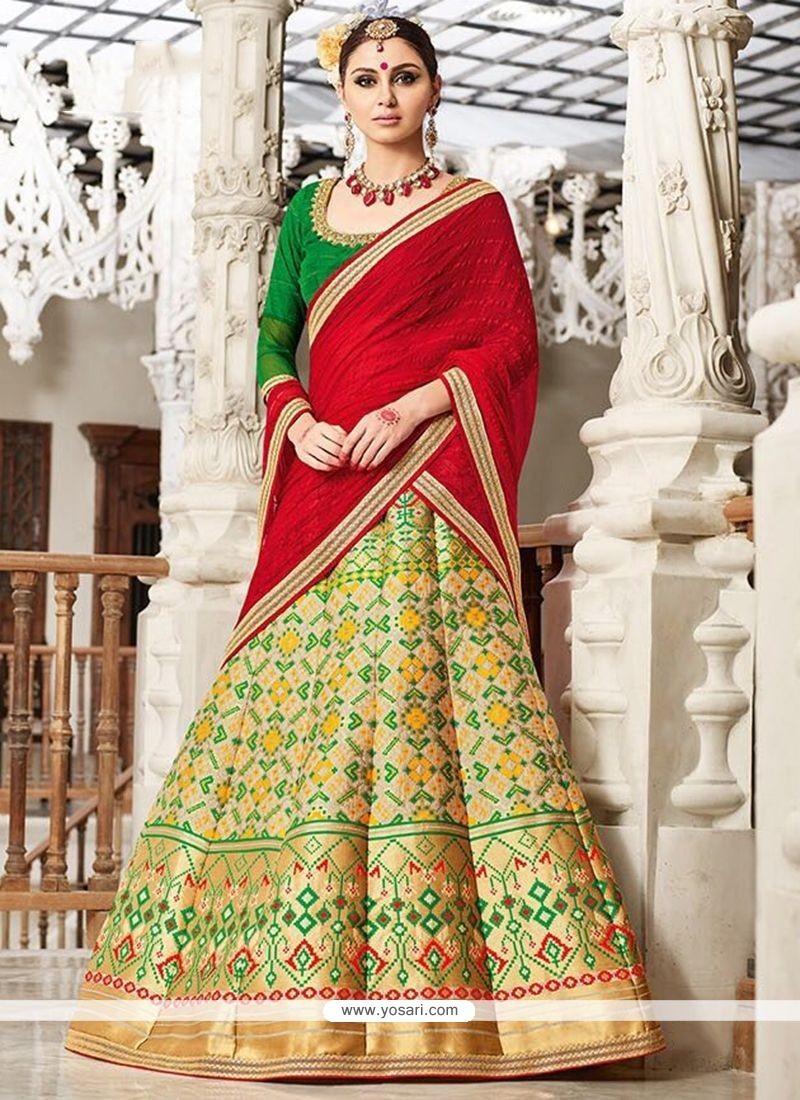 Jacquard sales lehenga choli