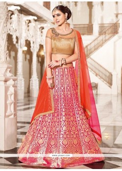 Jacquard Lace Work Lehenga Choli