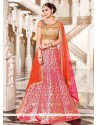 Jacquard Lace Work Lehenga Choli