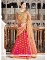 Jacquard Lace Work Lehenga Choli