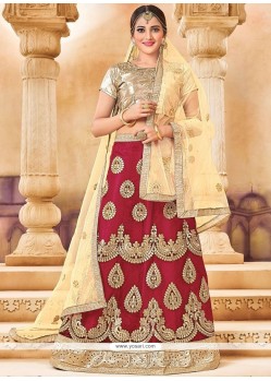 Resham Work Net Lehenga Choli