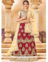 Resham Work Net Lehenga Choli