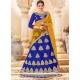 Net Blue Lehenga Choli