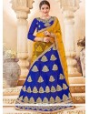 Net Blue Lehenga Choli