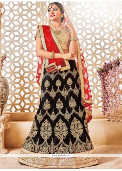 Patch Border Work Net Lehenga Choli