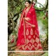 Resham Work Red Lehenga Choli