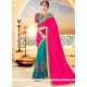 Embroidered Work Designer Half N Half Saree