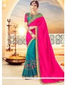 Embroidered Work Designer Half N Half Saree