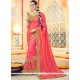 Art Silk Patch Border Work Designer Traditional Saree