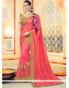 Art Silk Patch Border Work Designer Traditional Saree