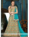 Net Embroidered Work Lehenga Choli