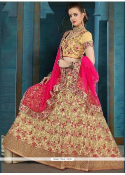 Embroidered Work Net Lehenga Choli