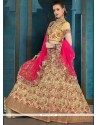 Embroidered Work Net Lehenga Choli