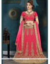 Net Embroidered Work Lehenga Choli